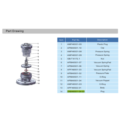 Plug voor 2,5" veiligheidsventiel GUARD™ Plug voor 2,5" veiligheidsventiel