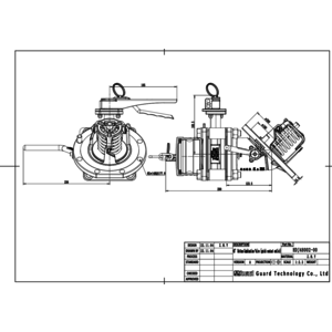 3" 45 FootValve + 3"ClampButterfly + 3" DCOutlet + 3" Quick Coupling Cap