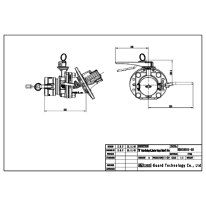 3" 30 FootValve + 3" ClampButterfly + 3' FlangeOutlet + 3 "BlindFlange