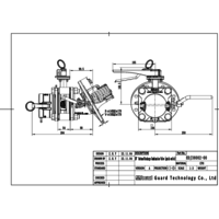 DN80 30 Grad Bodenventil + 3" Geklemmte Absperrklappe + 3" DC Ausgang + 3" Staubkappe GUARD™ DN80 30 Grad Bodenventil + 3" Geklemmte Absperrklappe + 3" DC Ausgang + 3" Staubkappe