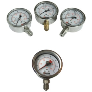 0-7BAR pressure gauge with tell tale
