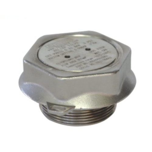 GUARD™ 2" BSP Relief Valve, Pressure 0.45bar, Vacuum 0.97bar, 316SS