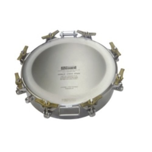 Manlid assembly 500 mm laag profiel, 6 punts bevestiging GUARD™ Manlid assembly 500 mm laag profiel, 6 punts bevestiging