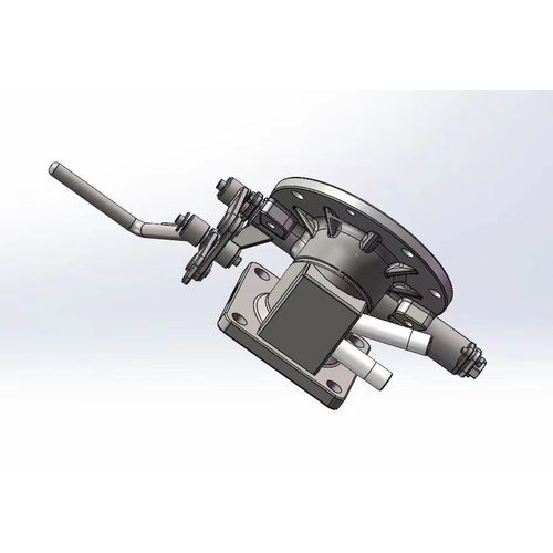 GUARD™ Válvula de pie oscilante de 3" y 45 grados Descarga inferior con calefacción