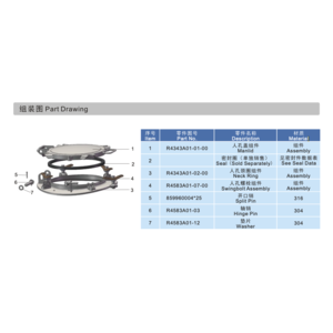 Couvercle Regard Plat Inox Passage 300x300mm - CPC030X