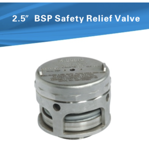 2,5" BSP Safety Relief Valve ,pressure 2,19 bar, vac 0,21 bar