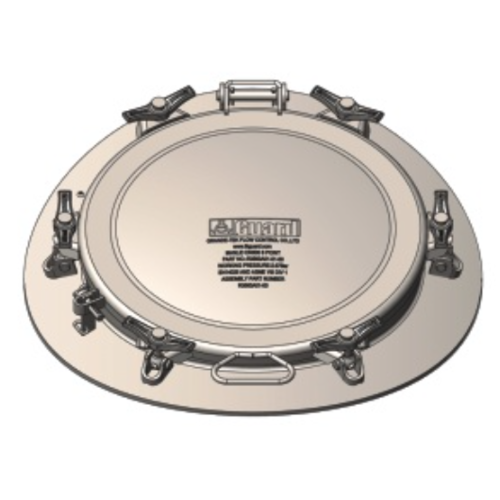 DN500 Low-Profile-Manlid-Baugruppe – 3 Bar (500mm) GUARD™ DN500 Low-Profile-Manlid-Baugruppe – 3 Bar (500mm)