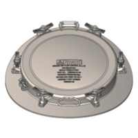 DN500 High Profile Manlid Assembly (500mm) DN500 High Profile Manlid Assembly (500mm)