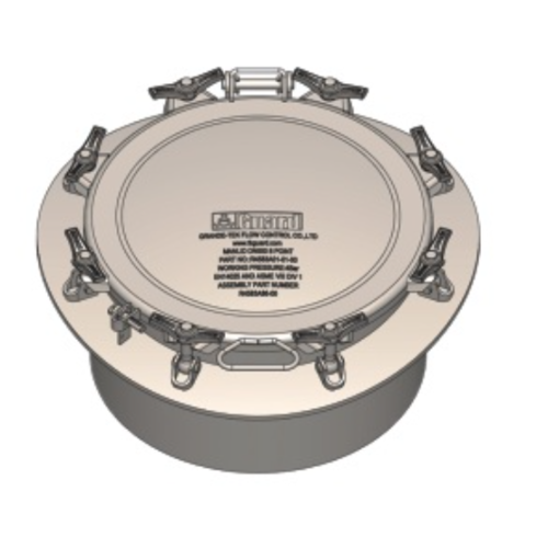 GUARD™  DN500 gelaste flens met diepe nekring (500 mm)