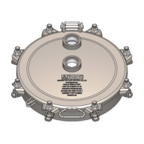 GUARD™ Ensemble de couvercle d'homme poli DN500 (500 mm)