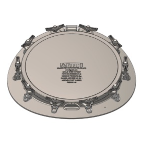 GUARD™ Ensemble de couvercle d'homme à profil bas DN600 (600 mm)