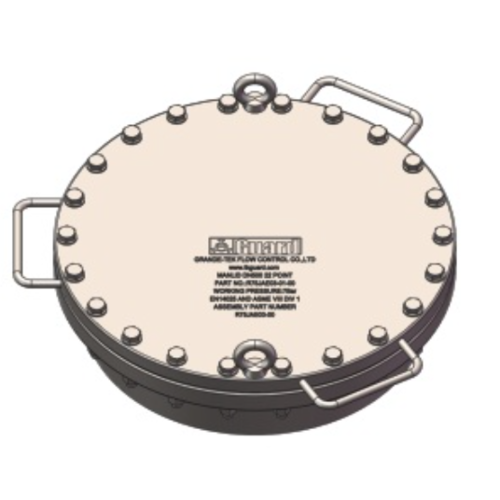 Tipo integral con conjunto de tapa de cierre con brida y anillo GUARD™  Tipo integral con conjunto de tapa de cierre con brida y anillo