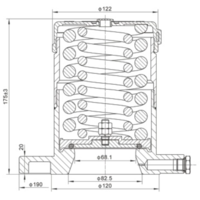2.5'' Válvula de seguridad con bridas GUARD™ 2.5'' Válvula de seguridad con bridas