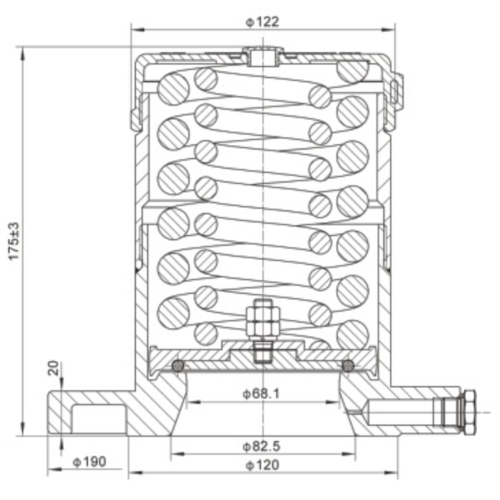 2.5'' Válvula de seguridad con bridas GUARD™  2.5'' Válvula de seguridad con bridas