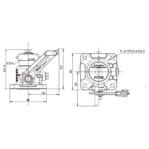 GUARD™ 1.5 Interlock Linkage Air ball Valve