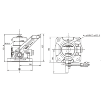 Válvula de bola de aire con varillaje 1,5 BSP GUARD™ Válvula de bola de aire con varillaje 1,5 BSP
