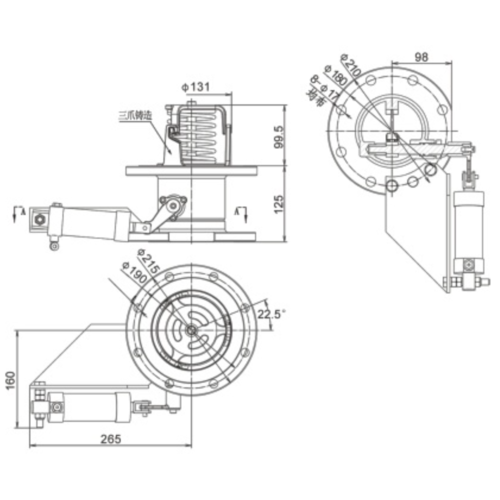 4'' 180º Fußventil GUARD™  4'' 180º Fußventil