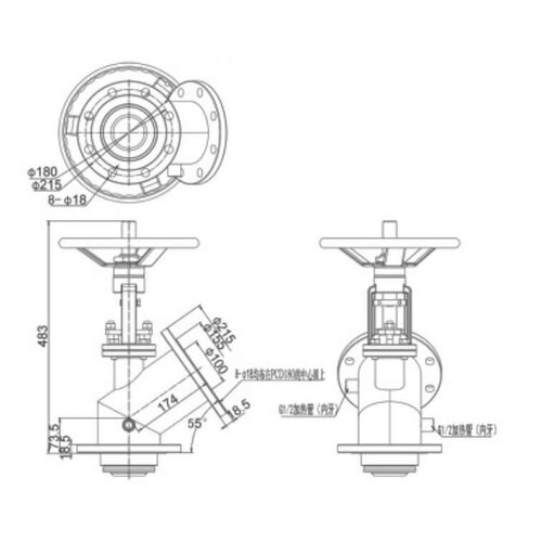 GUARD™  4″ Winkel-Schwefelabsperrventil