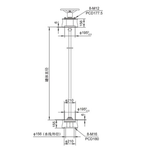 GUARD™ 4″ Rotary Type Bottom Valve (sulfur Valve)