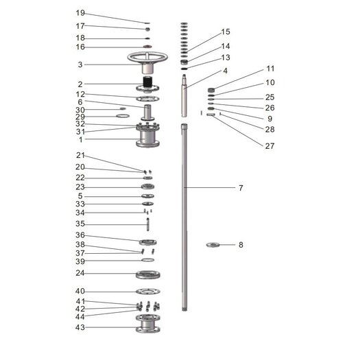 GUARD™ 4″ Rotary Type Bottom Valve (sulfur Valve)