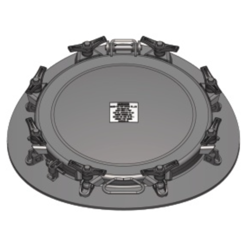 (DN500 mm) Conjunto de tapa de cierre con Halar GUARD™ (DN500 mm) Conjunto de tapa de cierre con Halar