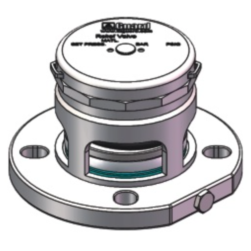Sicherheitsventil mit PFA-Auskleidung und Flansch GUARD™  Sicherheitsventil mit PFA-Auskleidung und Flansch
