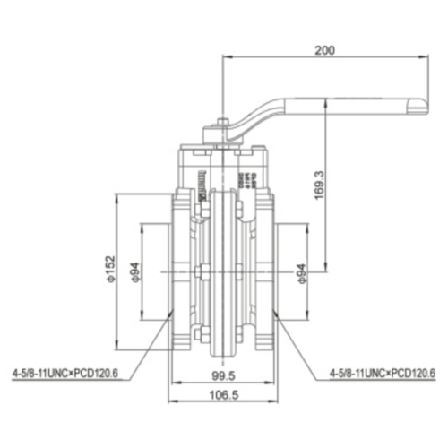 GUARD™ 2'' PFA Lined Ball Valve