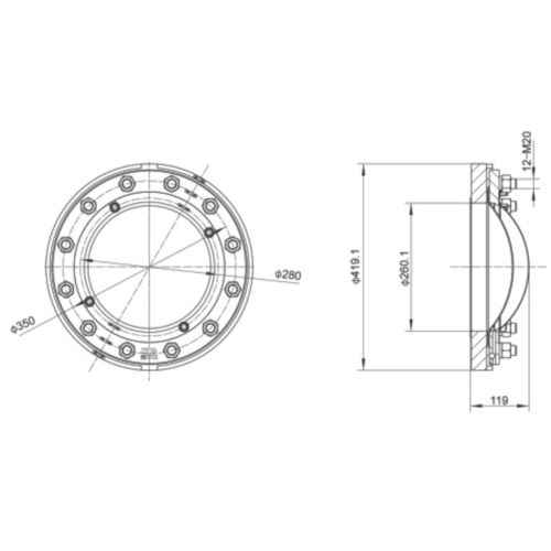 10'' Berstscheibenhalter GUARD™ 10'' Berstscheibenhalter
