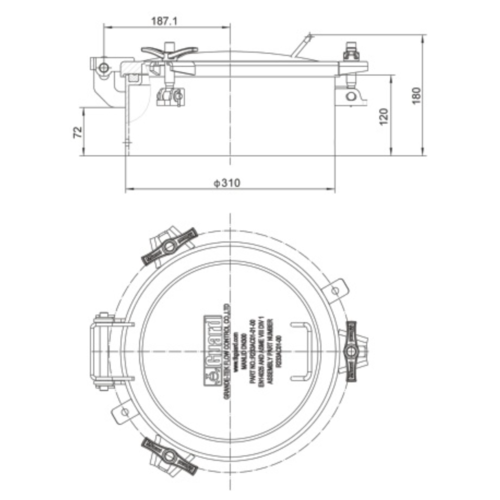 Inspección de tuberías de grúa DN300 GUARD™  Inspección de tuberías de grúa DN300