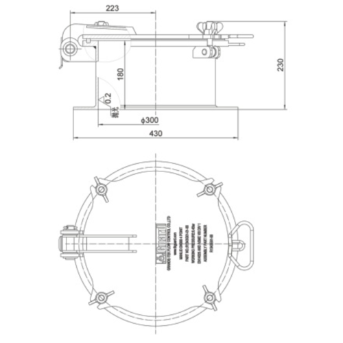 GUARD™ DN300 Powder Container Flanged Inspection