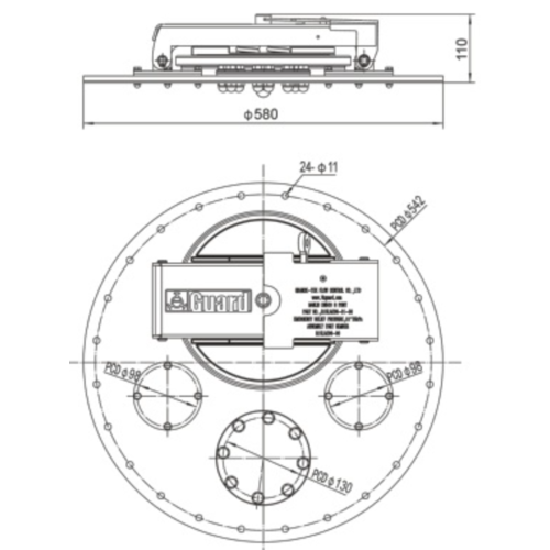 DN500 European Standard Manlid Cover GUARD™ DN500 European Standard Manlid Cover