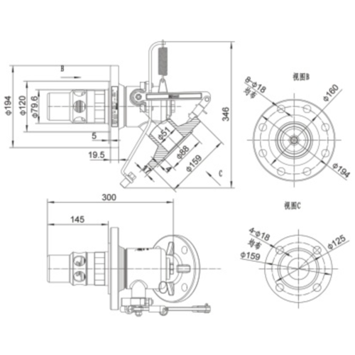 GUARD™  DN50 Notabsperrventil (Flüssigkeit)