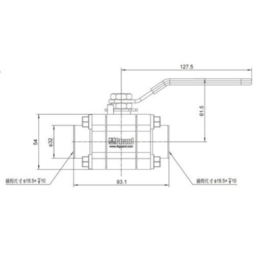 DN15 Carbon Dioxide Ball Valve GUARD™ DN15 Carbon Dioxide Ball Valve