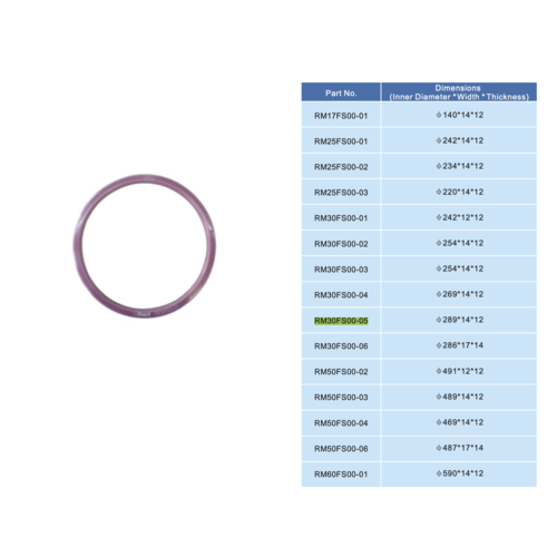 300mm Manlid Dichting, FEP/Silicium, GUARD™ 300mm Manlid Dichting, FEP/Silicium,
