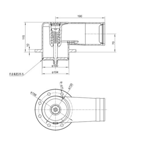 Damp retour ventiel (hoog) GUARD™ Damp retour ventiel (hoog)