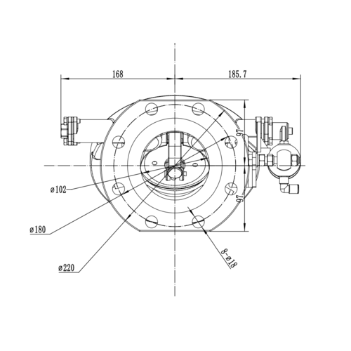 4” 45° Pneumatisch Bodemafsluiter - Stoom Verwarmd - Puntige Poppet GUARD™ 4” 45° Pneumatisch Bodemafsluiter - Stoom Verwarmd - Puntige Poppet