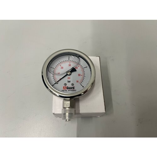 Pressure Gauge, 0-4 Bar (0-58PSI), 1/4”BSP GUARD™ Pressure Gauge, 0-4 Bar (0-58PSI), 1/4”BSP