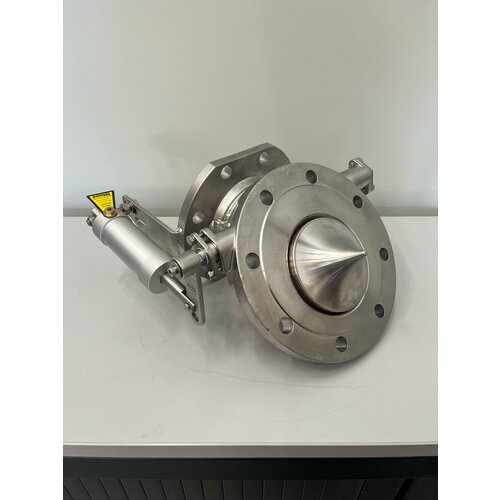 4” 45° Pneumatisch Bodemafsluiter - Stoom Verwarmd - Puntige Poppet GUARD™ 4” 45° Pneumatisch Bodemafsluiter - Stoom Verwarmd - Puntige Poppet