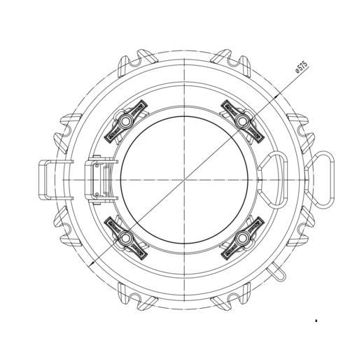 GUARD™ 500mm Manlid Cover with Special Connection
