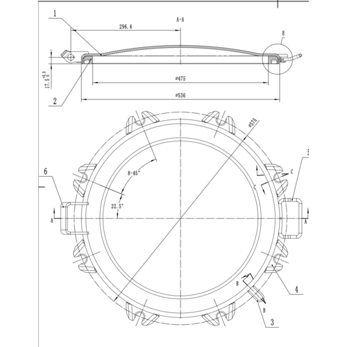 500mm Manlid Assemblage GUARD™ 500mm Manlid Assemblage