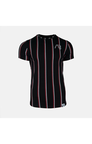 AB-Lifestyle AB London Striped Tee Black AB-Lifestyle AB London Striped Tee Black