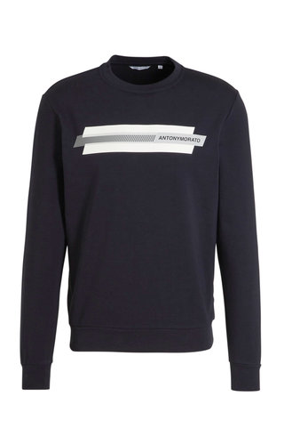 Antony Morato Antony Morato Sport Heritage MMKFL00651-FA150048 Blue Ink Antony Morato Antony Morato Sport Heritage MMKFL00651-FA150048 Blue Ink