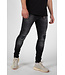 LEYON LEYON Ribbed Black Jeans Spotted 2044