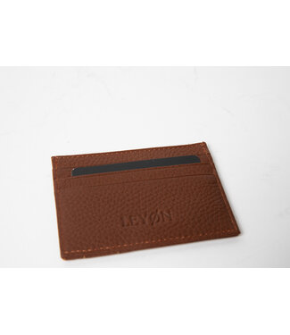 LEYON Leyon Card Visit Wallet Brown