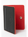 Leyon Book Wallet Black/Red