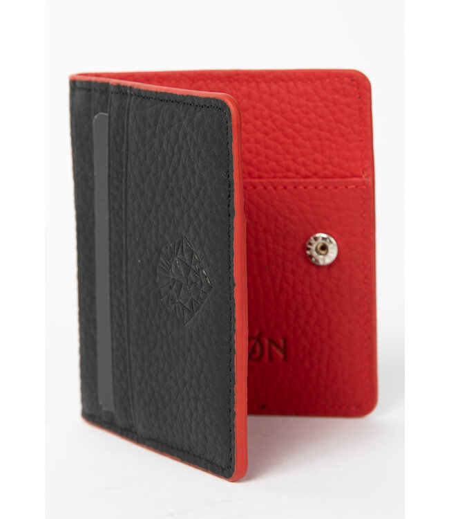 LEYON Leyon Book Wallet Black/Red