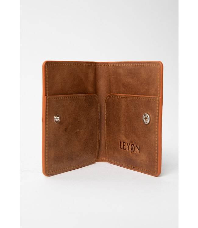 LEYON Leyon Book Wallet Brown