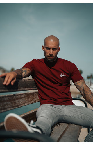 Malelions Malelions MM-AW20-1-6 Turtle T-shirt Bordeaux Malelions Malelions MM-AW20-1-6 Turtle T-shirt Bordeaux