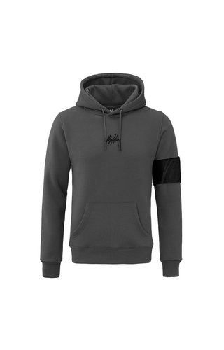 Malelions Malelions Captain Hoodie Antraciet-Black Malelions Malelions Captain Hoodie Antraciet-Black