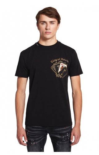 My Brand My Brand Pokercards Chest T-shirt Black My Brand My Brand Pokercards Chest T-shirt Black